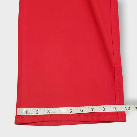 Judy Blue 90s High Rise Straight Leg Jeans Red Garment-Dyed Sz 16W JB88693 - Picture 12 of 13